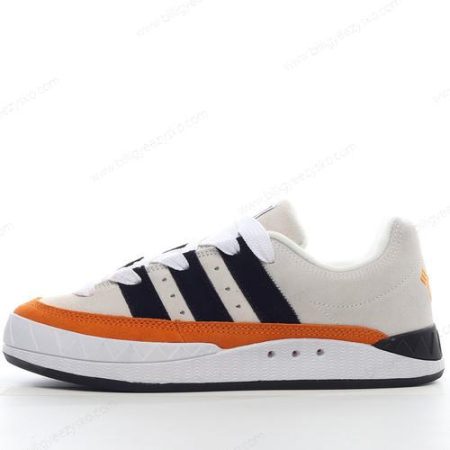 Adidas Adimatic Human Made Sko Herre Og Dame ‘Off White Sort Orange’ Tilbud HP9916