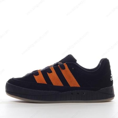 Adidas Adimatic Jamal Smith Sko Herre Og Dame ‘Sort Orange Hvid’ Tilbud GX8976
