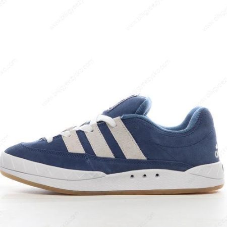 Adidas Adimatic Sko Herre Og Dame ‘Blå Hvid’ Tilbud GY2088