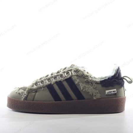 Adidas Campus 80s Song Sko Herre Og Dame ‘Sort Oliven’ Tilbud ID4792