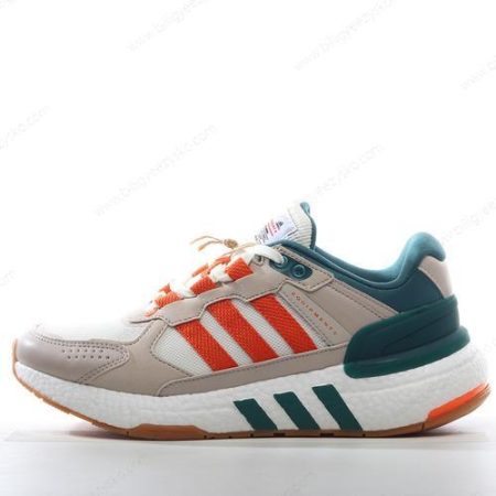 Adidas EQT Sko Herre Og Dame ‘Grå Orange Grøn’ Tilbud ID4163