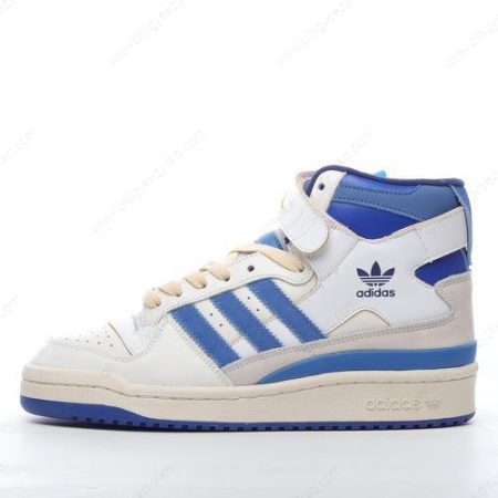 Adidas Forum 84 High Sko Herre Og Dame ‘Off White Blå’ Tilbud GW5451