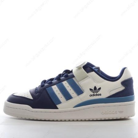 Adidas Forum 84 Low Sko Herre Og Dame ‘Hvid Blå’ Tilbud GX2162