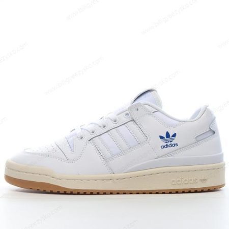 Adidas Forum 84 Low Sko Herre Og Dame ‘Hvid Blå’ Tilbud H04903