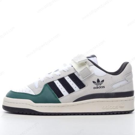 Adidas Forum 84 Low Sko Herre Og Dame ‘Hvid Grøn Sort’ Tilbud GY8203