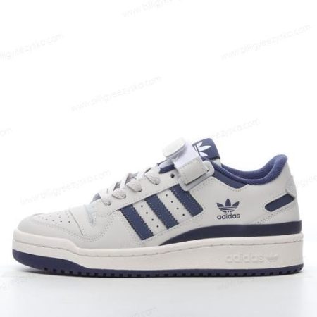 Adidas Forum 84 Low Sko Herre Og Dame ‘Hvid Navy’ Tilbud GY6553