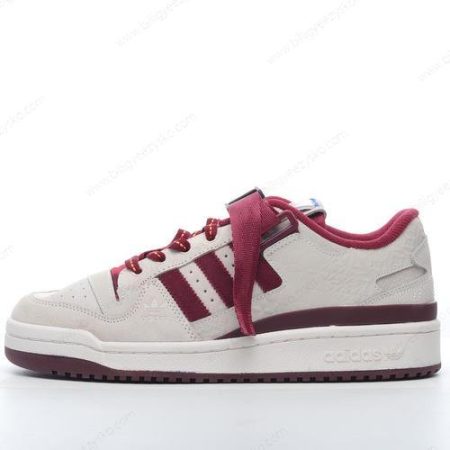 Adidas Forum 84 Low Sko Herre Og Dame ‘Hvid Rød’ Tilbud GX8866