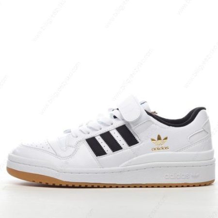 Adidas Forum 84 Low Sko Herre Og Dame ‘Hvid Sort’ Tilbud H01924