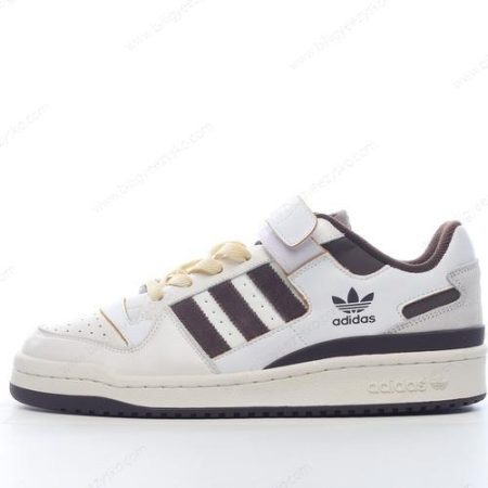 Adidas Forum 84 Low Sko Herre Og Dame ‘Off White Brun’ Tilbud GX4567