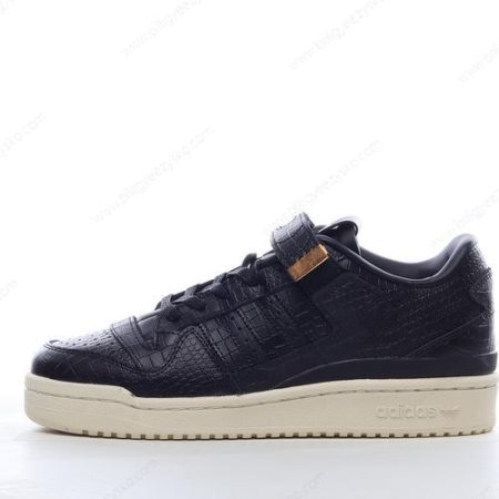 Adidas Forum 84 Low Sko Herre Og Dame ‘Sort Kaki’ Tilbud HP5550