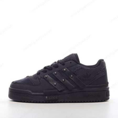 Adidas Forum 84 Low Sko Herre Og Dame ‘Sort’ Tilbud GW8726