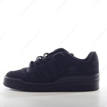 Adidas Forum 84 Low Sko Herre Og Dame ‘Sort’ Tilbud