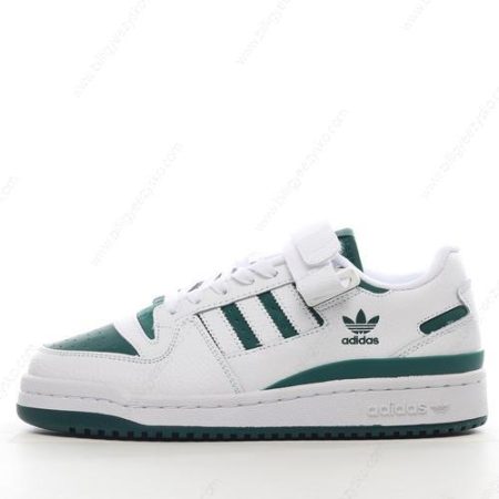 Adidas Forum Low Sko Herre Og Dame ‘Grøn Hvid’ Tilbud GY8556