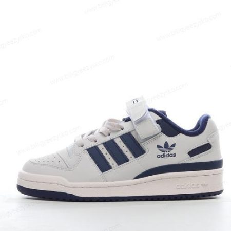 Adidas Forum Low Sko Herre Og Dame ‘Hvid Blå’ Tilbud IF9824