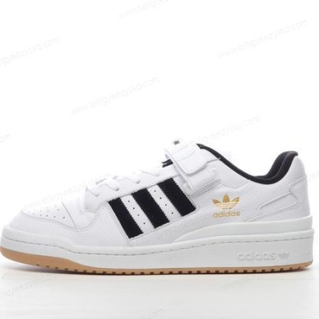 Adidas Forum Low Sko Herre Og Dame ‘Hvid Sort’ Tilbud H01924