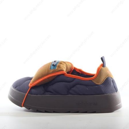 Adidas Puffylette Sko Herre Og Dame ‘Navy Orange’ Tilbud IF3956
