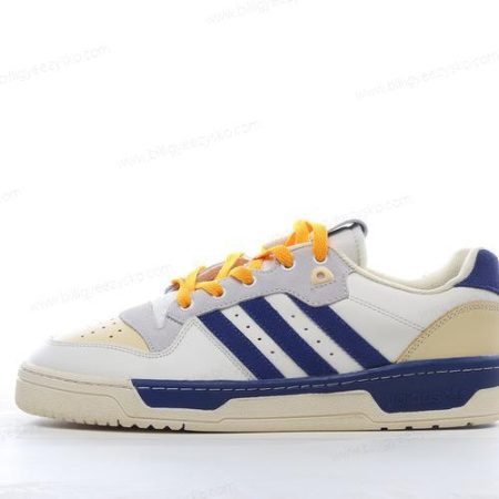 Adidas Rivalry Low Sko Herre Og Dame ‘Hvid Blå’ Tilbud H04386