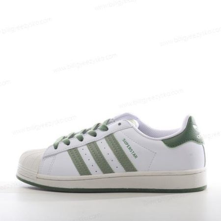 Adidas Superstar Sko Herre Og Dame ‘Hvid Grøn’ Tilbud CQ0678