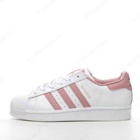 Adidas Superstar Sko Herre Og Dame ‘Hvid Pink’ Tilbud GY5987