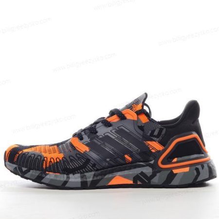Adidas Ultra boost 20 Sko Herre Og Dame ‘Sort Orange’ Tilbud FV8330