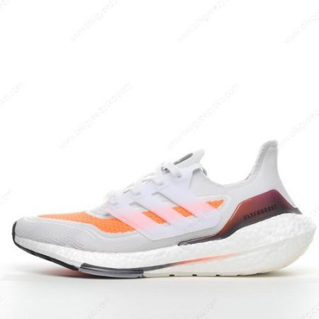 Adidas Ultra boost 21 Sko Herre Og Dame ‘Grå Orange’ Tilbud FY0375