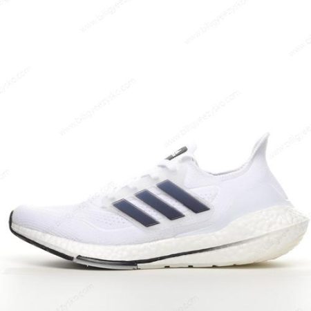 Adidas Ultra boost 21 Sko Herre Og Dame ‘Hvid Mørkegrå’ Tilbud FY0837