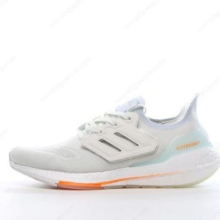 Adidas Ultra boost 22 Sko Herre Og Dame ‘Hvid Blå Orange’ Tilbud GY6227