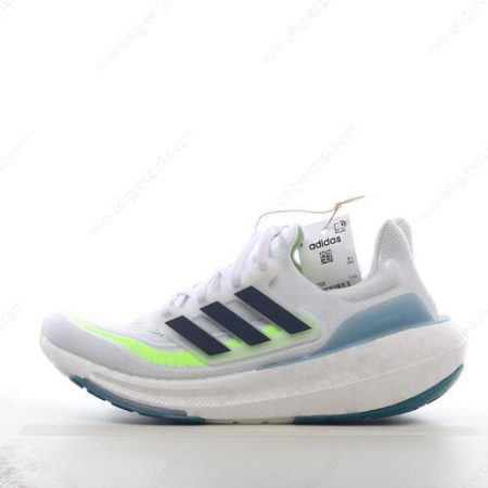Adidas Ultra boost Light Sko Herre Og Dame ‘Hvid Blå Sort’ Tilbud IE1768