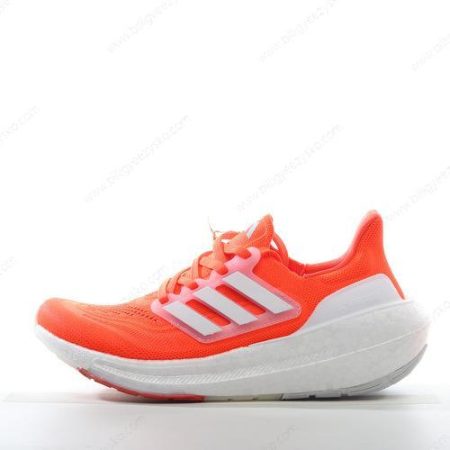 Adidas Ultra boost Light Sko Herre Og Dame ‘Orange Hvid’ Tilbud HP3344